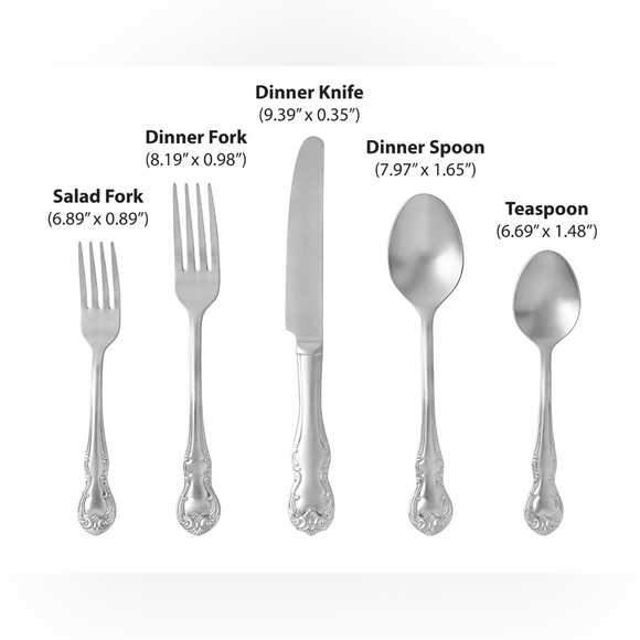 The Pioneer Woman Silver Flatware Set - Picture 8 of 9